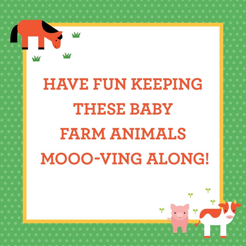 Jucarie cu labirint - Farm Animals - Petit Collage