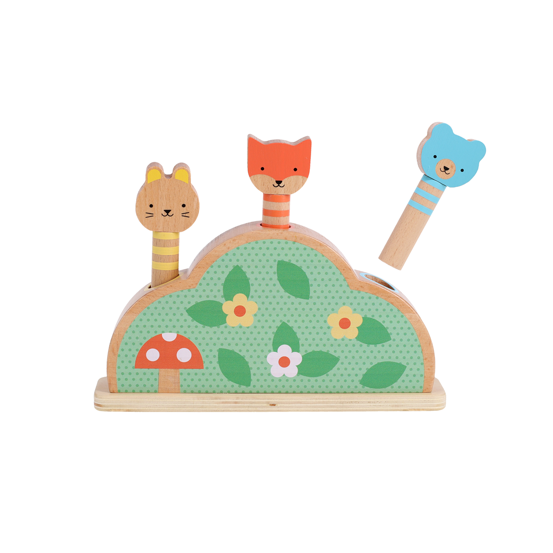 Jucarie Pop-Up cu animalute - Petit Friends - Petit Collage