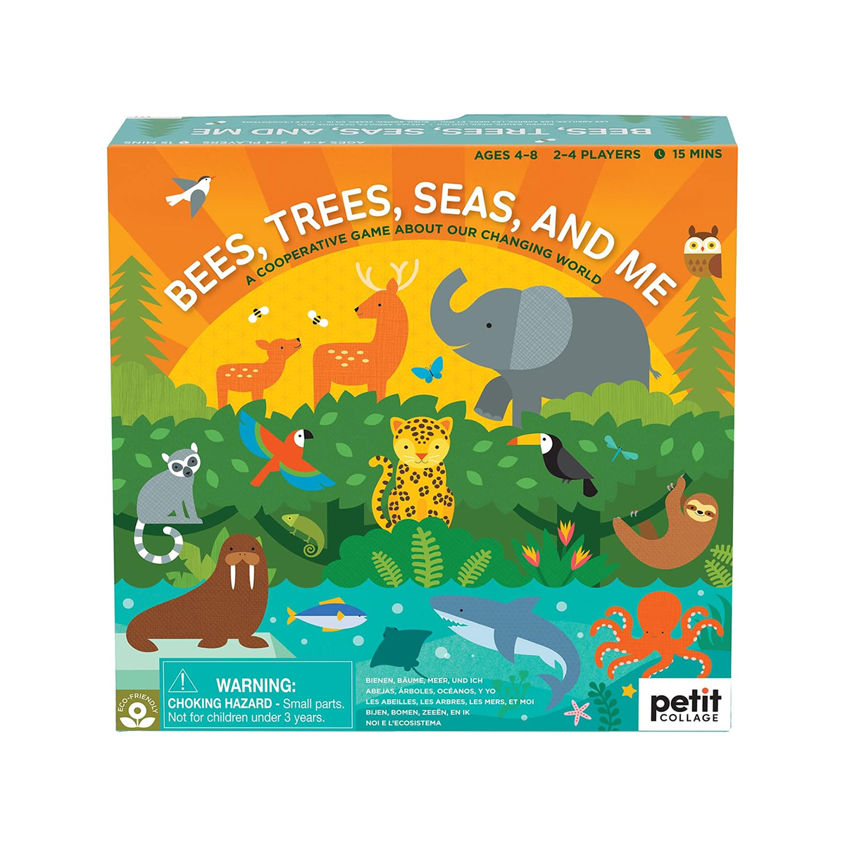 Joc de colaborare - Bees, Trees, Seas, and Me - Petit Collage