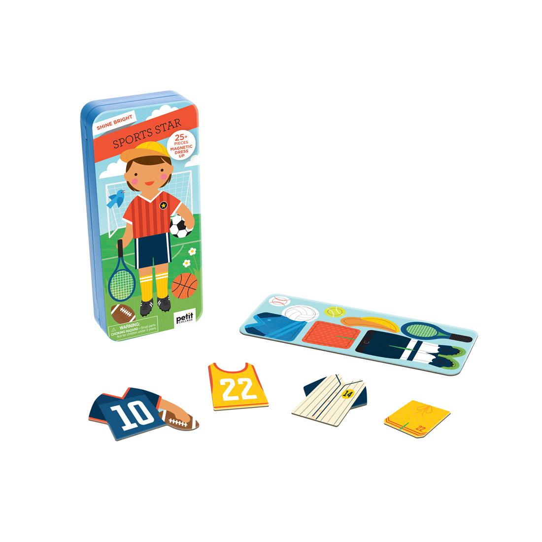 Joc magnetic Shine Bright - Sports Star - Petit Collage