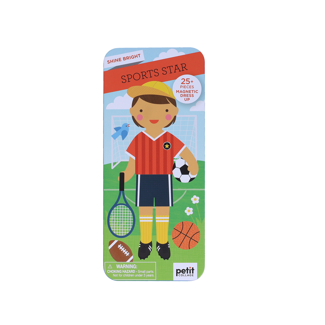 Joc magnetic Shine Bright - Sports Star - Petit Collage