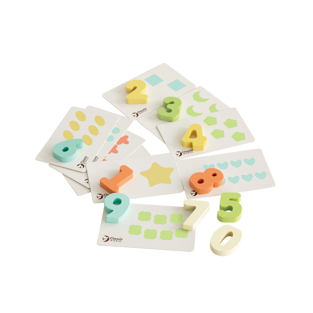 Set cadou educativ din lemn pentru copii - Hello Box 12M+ - Classic World