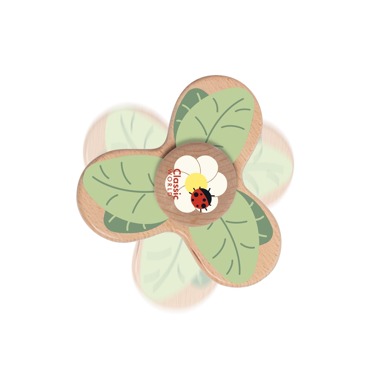 Flori rotative din lemn cu ventuze - Spinning Flowers - Classic World