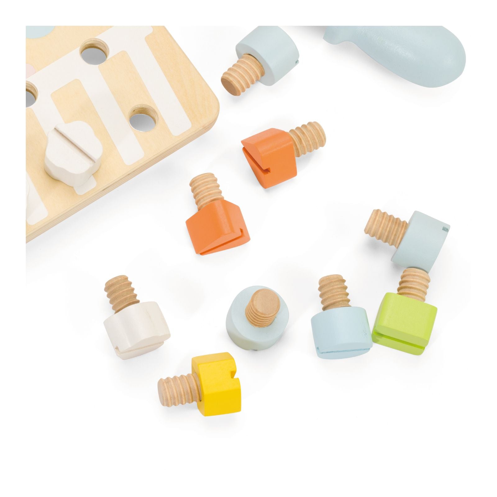 Panou din lemn cu activități, Șuruburi & Șurubelniță - Screw Board - Classic World
