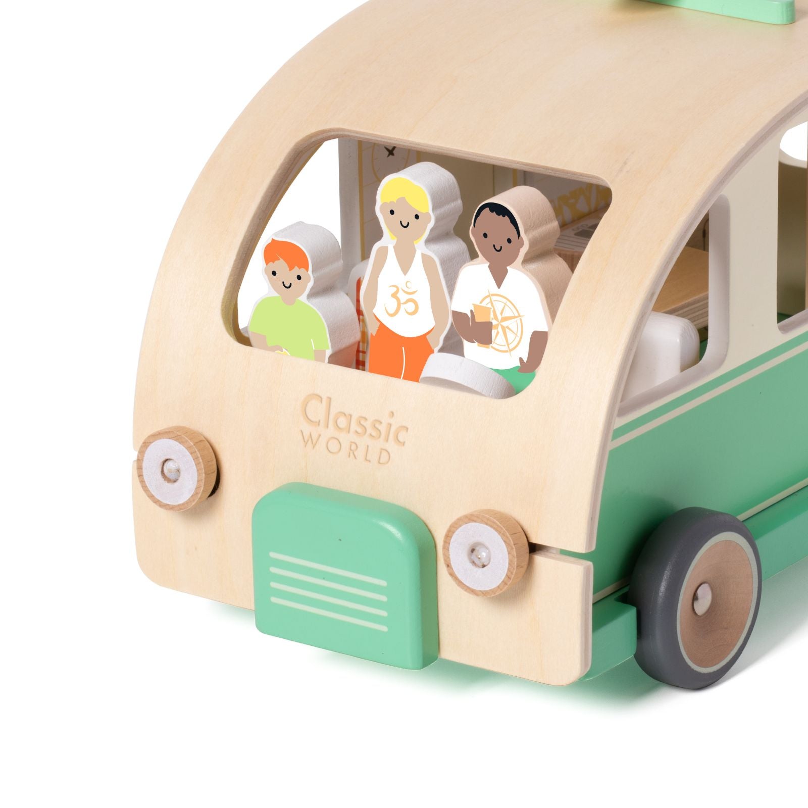 Set de Role Play, Rulotă din lemn - Camper Van - Classic World