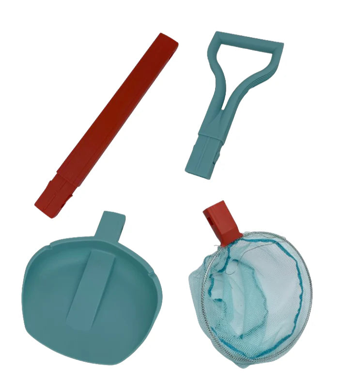 Jucarie 2 in 1 pentru plaja - Shovel & Fishing Net - compacToys