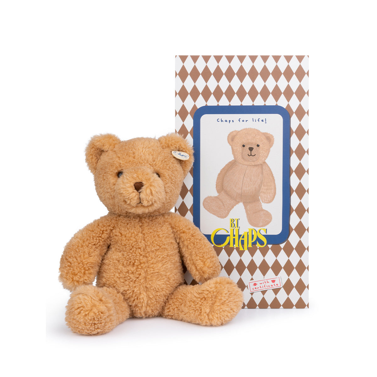 Jucarie de plus, 100% din PET reciclat - Gus the Homie Bear - B.T. Chaps