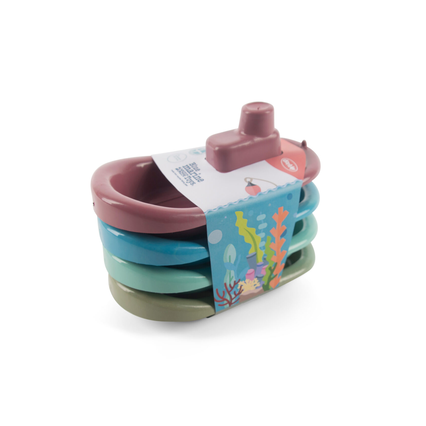 Set barcute, 4 piese - Blue Marine Toys - Dantoy