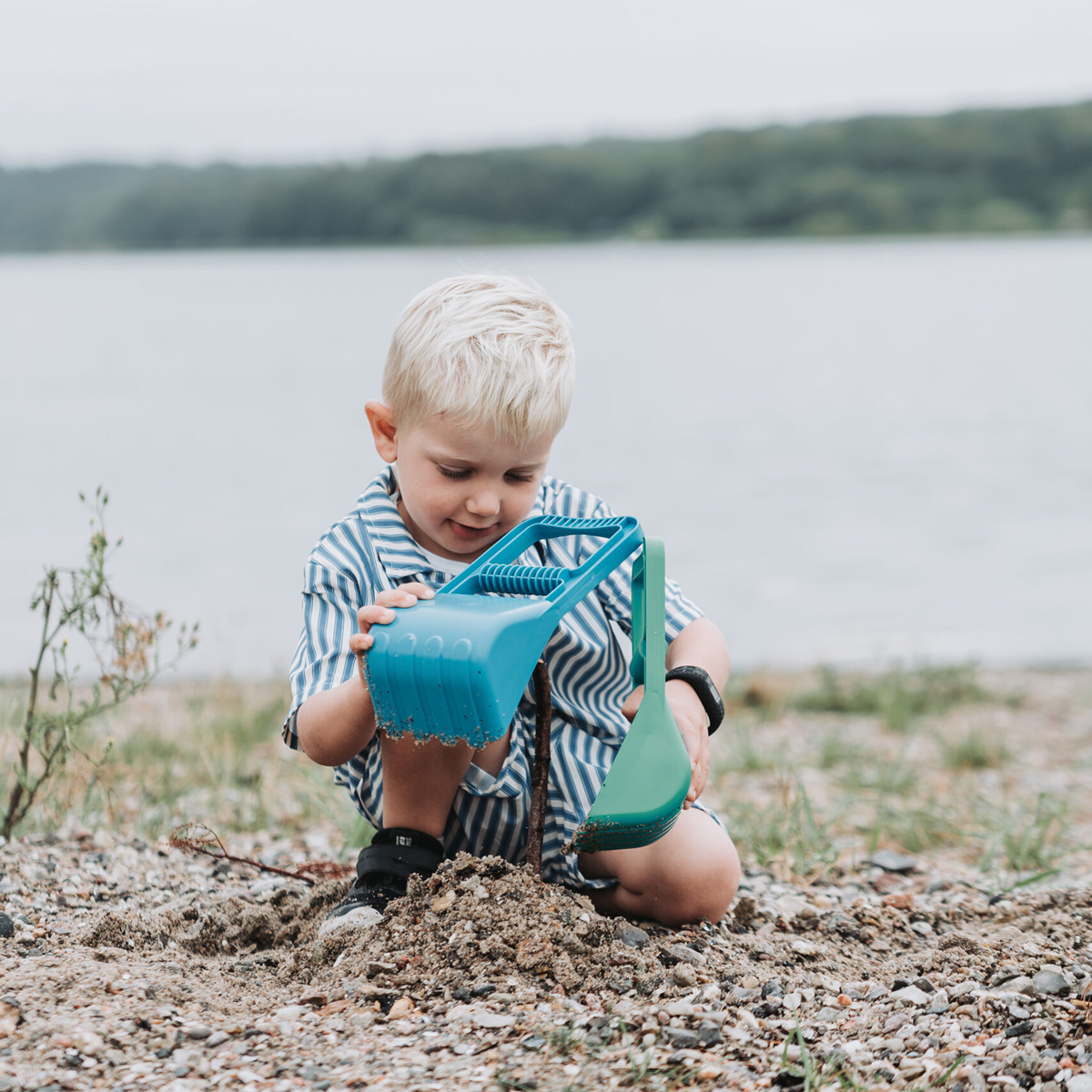 Sapator nisip, Digger Verde Turcoaz - Blue Marine Toys - Dantoy