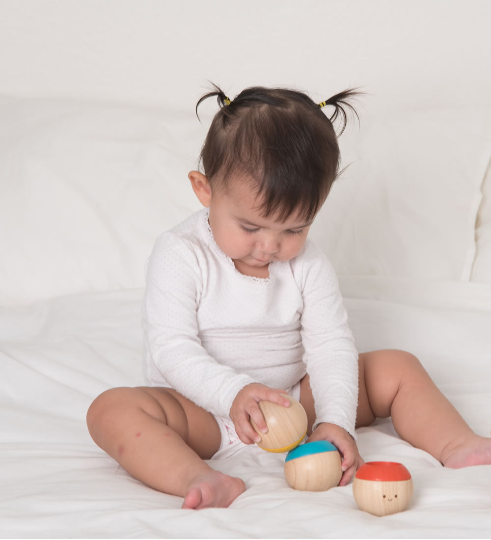 Set senzorial pentru bebe - Rainbow Tumbling - Plan Toys