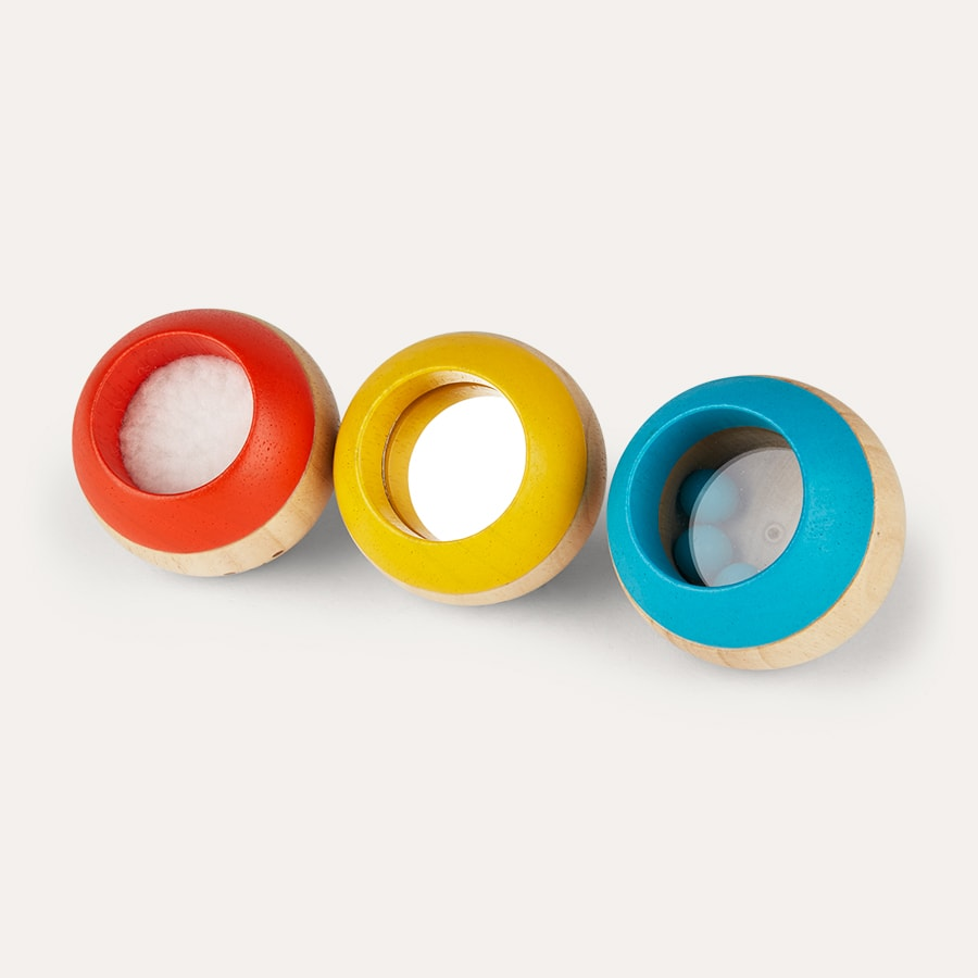 Set senzorial pentru bebe - Rainbow Tumbling - Plan Toys