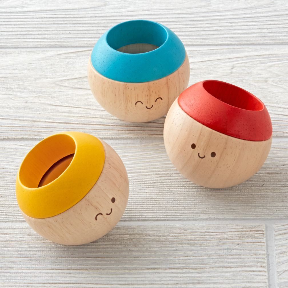 Set senzorial pentru bebe - Rainbow Tumbling - Plan Toys