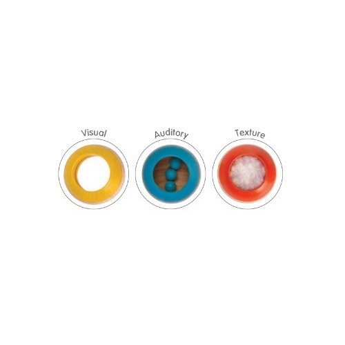 Set senzorial pentru bebe - Rainbow Tumbling - Plan Toys