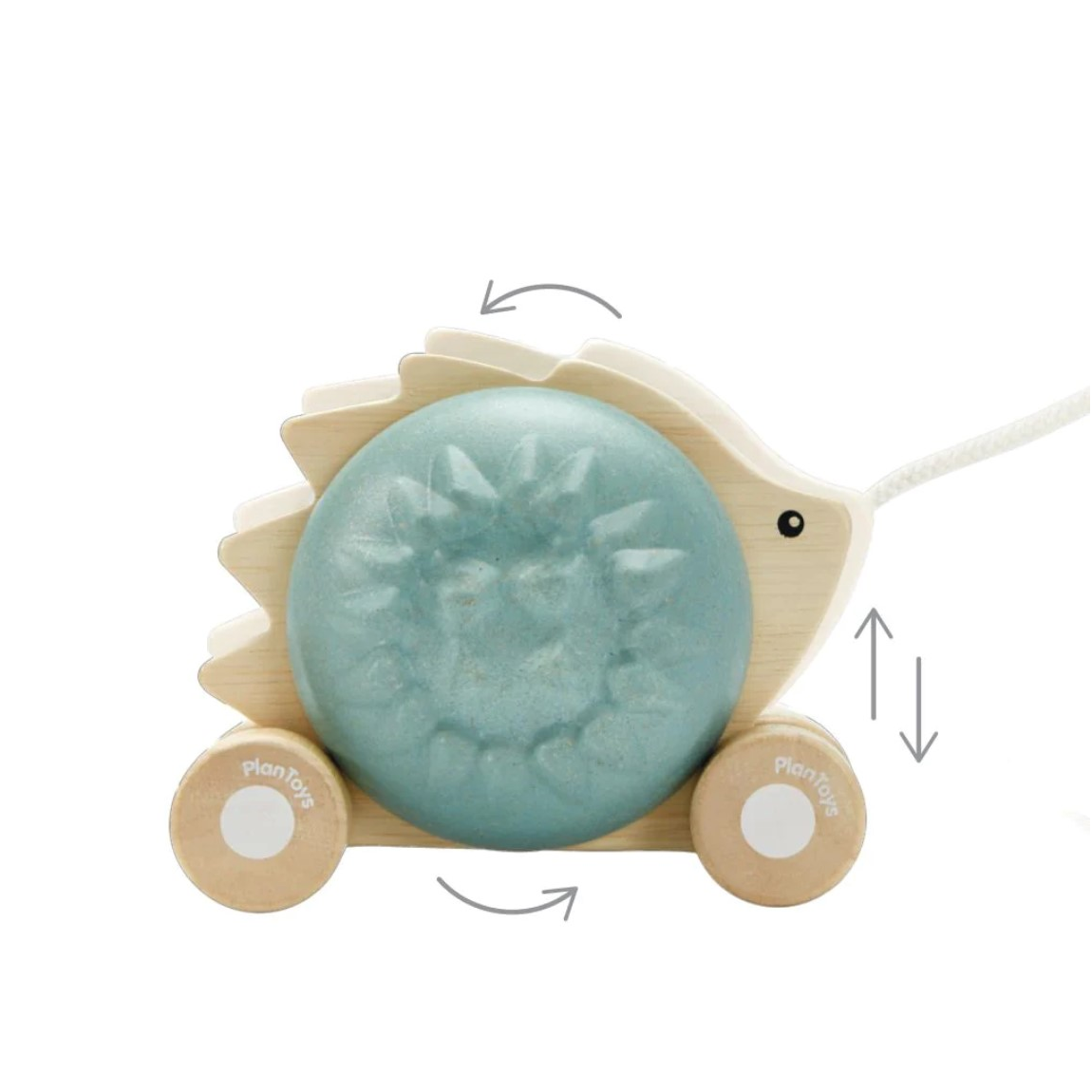 Jucarie de tras - Arici Bleu - Plan Toys