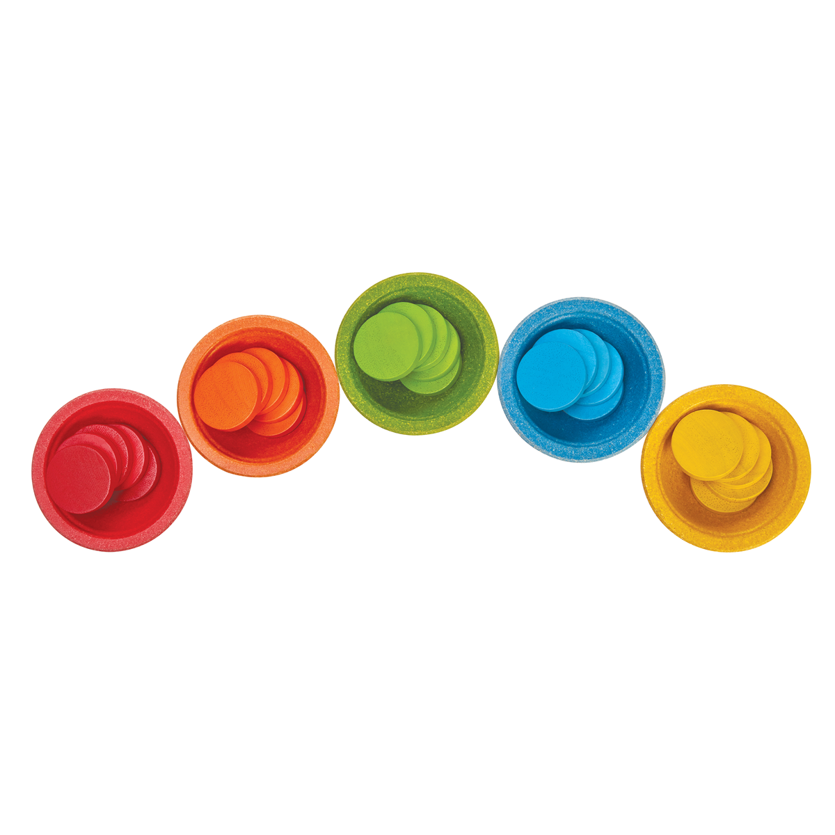 Joc educativ - Sorteaza si numara jetoanele - Plan Toys
