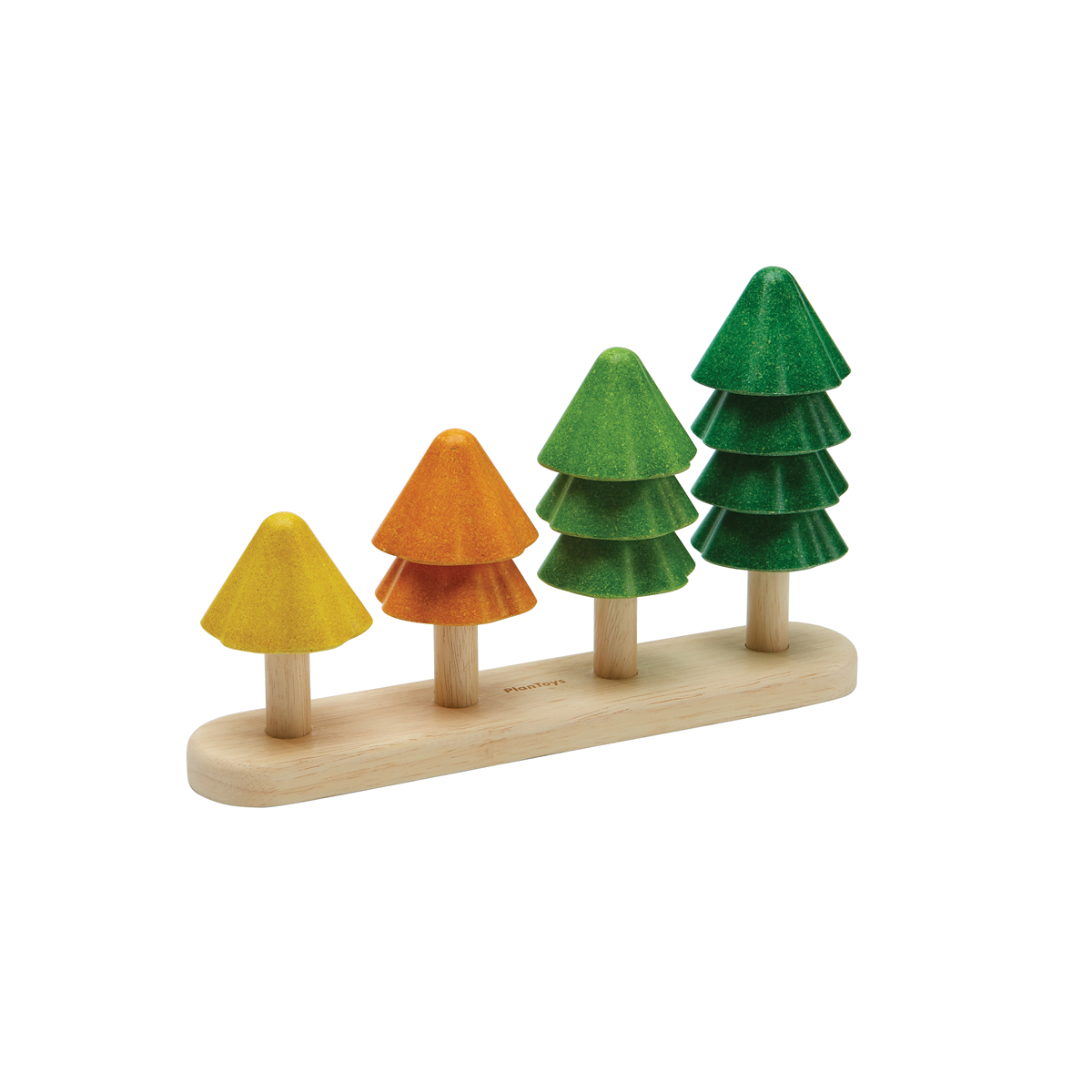 Joc educativ, sorteaza & numara - Trees - Plan Toys