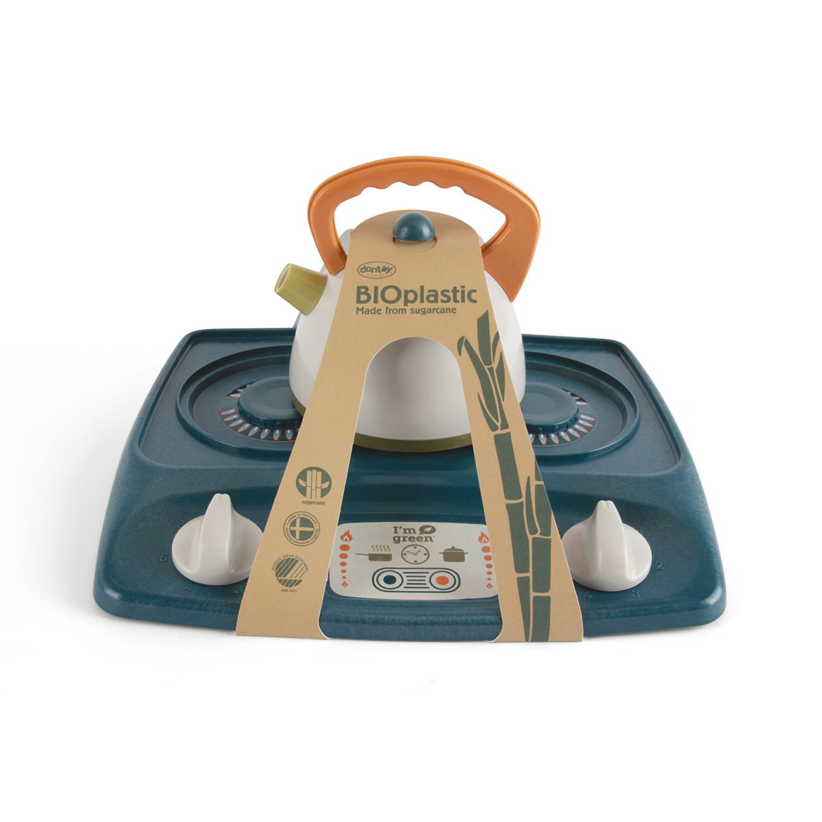 Set pentru Role Play din BIOplastic - Aragaz & Ceainic - Dantoy