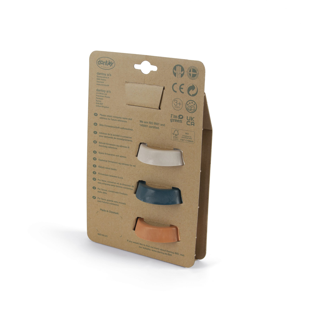 Joc activ - Sotron, set cu 3 discuri si creta - BIOplastic - Dantoy