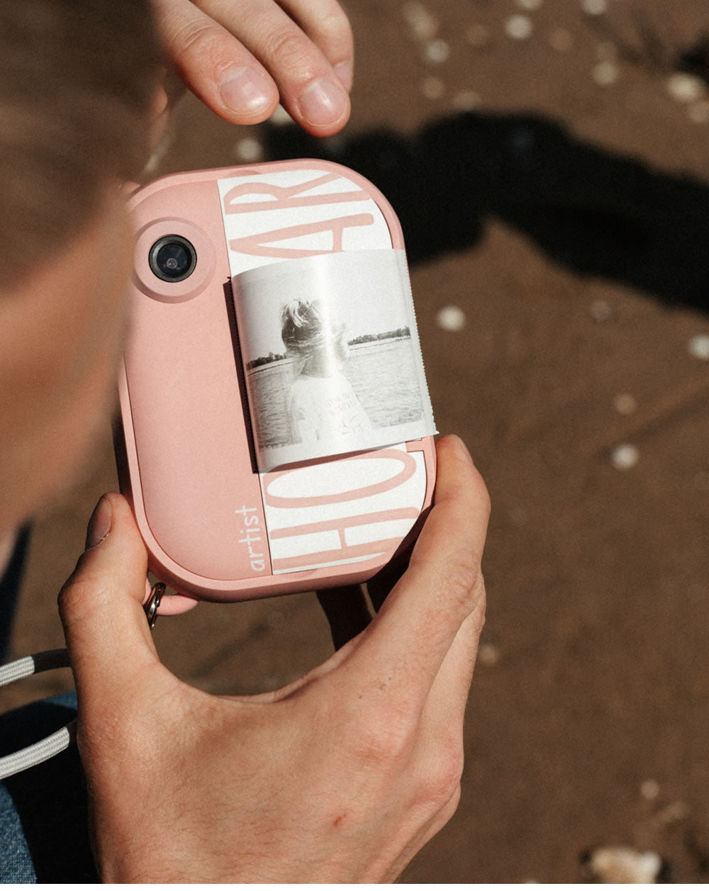 Aparat foto digital pentru copii, printare instant - Artist Pink Blush - Hoppstar