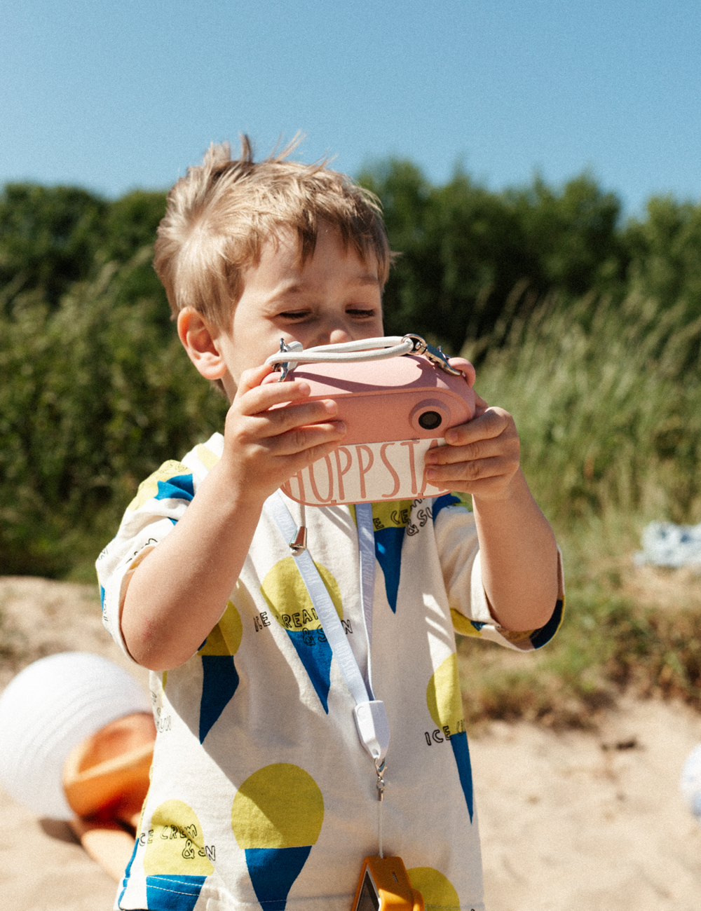 Aparat foto digital pentru copii, printare instant - Artist Pink Blush - Hoppstar