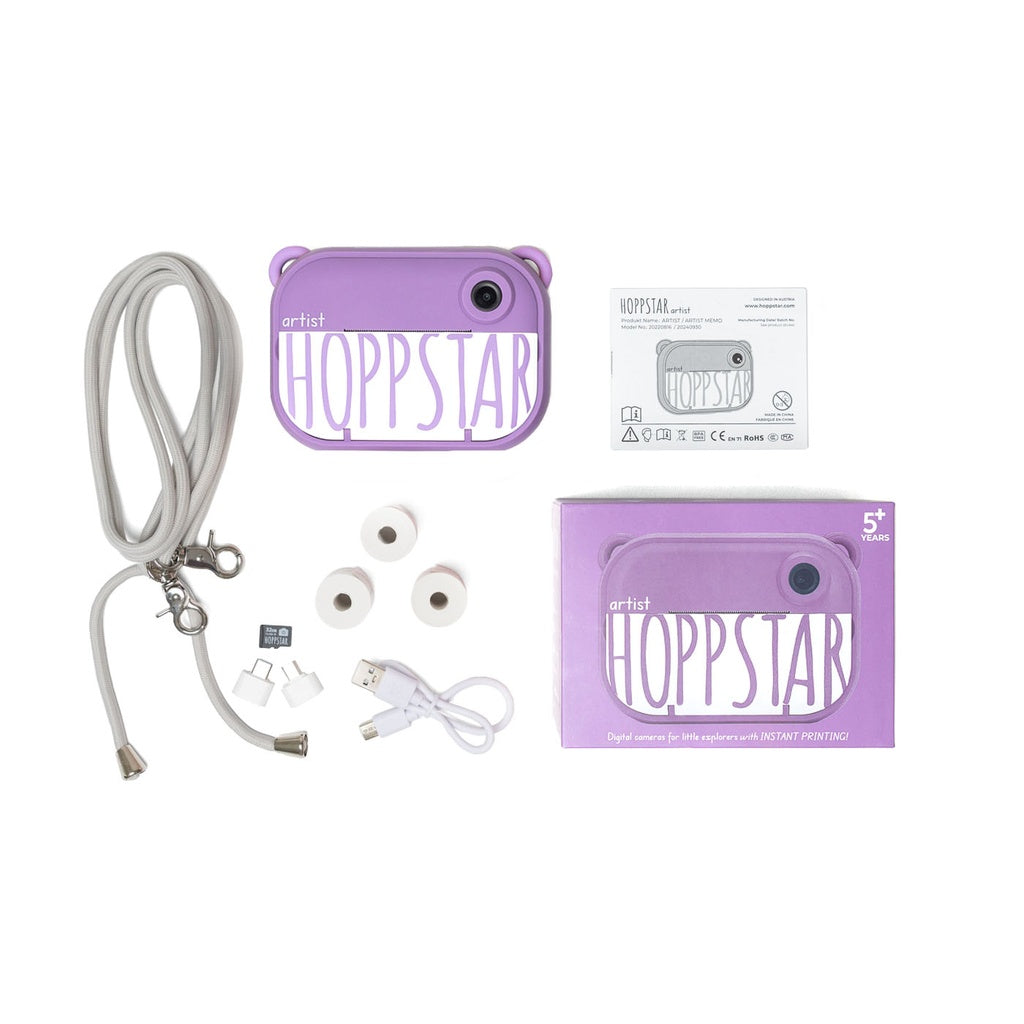 Aparat foto digital pentru copii, printare instant - Artist Blossom- Hoppstar