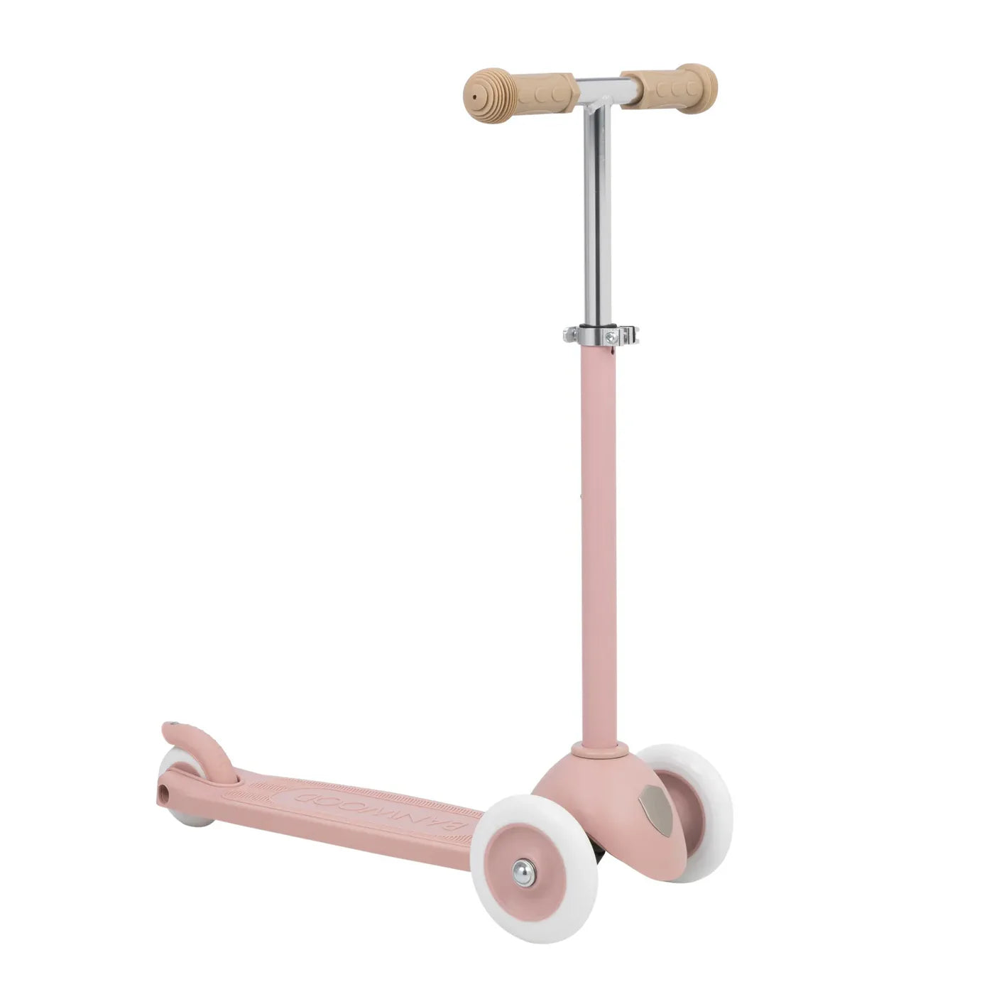 Trotinetă ECO - 3 roți, înălțime reglabilă - Dusty Rose - BANWOOD
