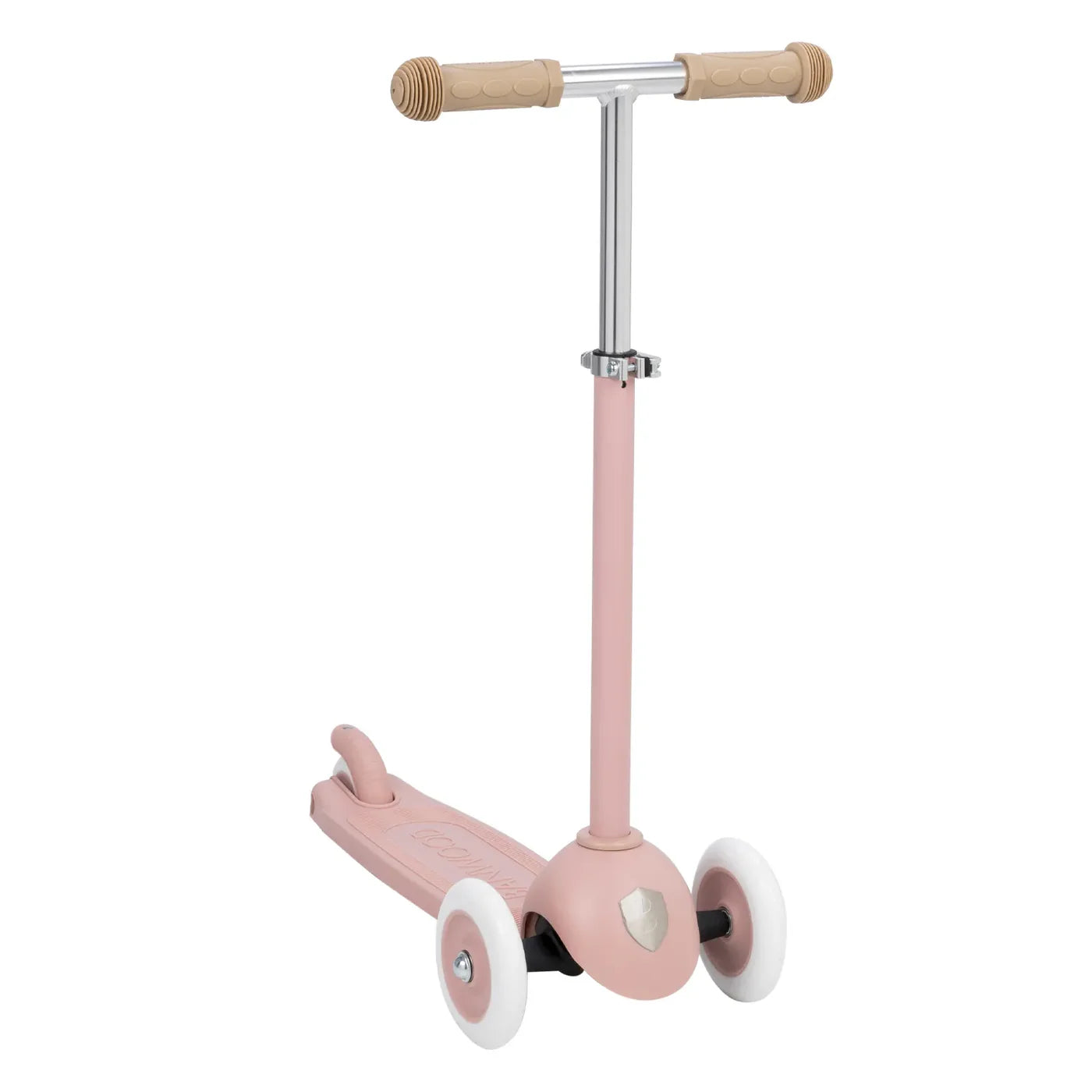 Trotinetă ECO - 3 roți, înălțime reglabilă - Dusty Rose - BANWOOD