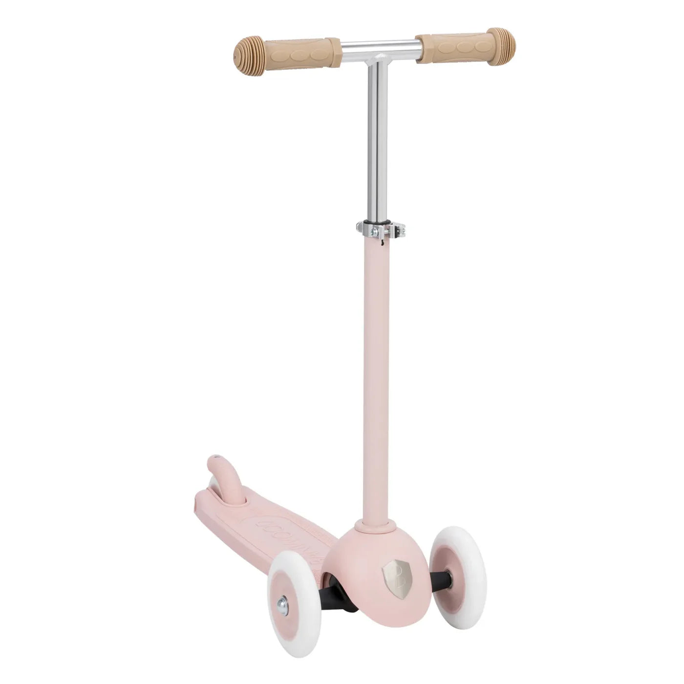 Trotinetă ECO - 3 roți, înălțime reglabilă - Faded Pink - BANWOOD
