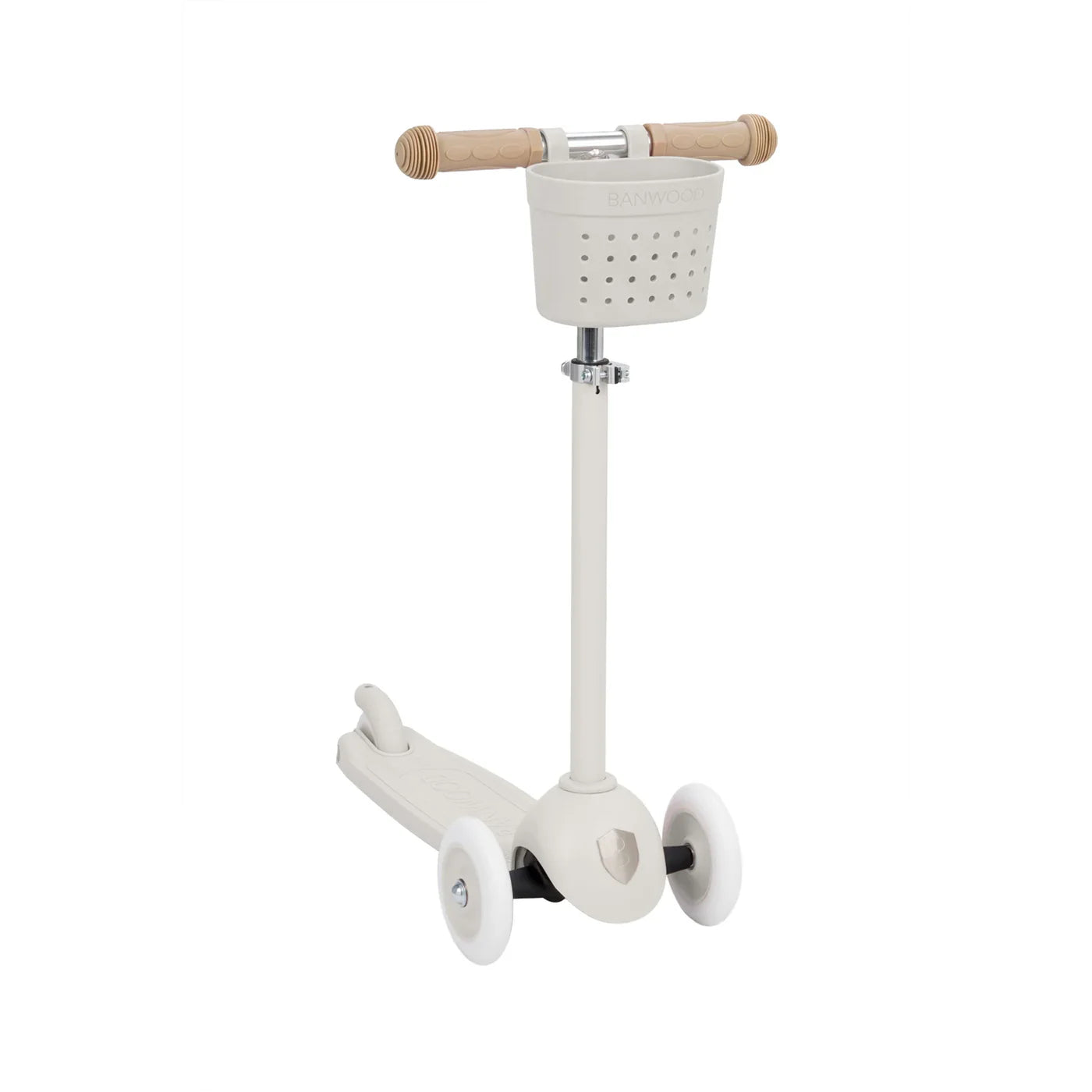 Trotinetă ECO - 3 roți, înălțime reglabilă - Ivory - BANWOOD