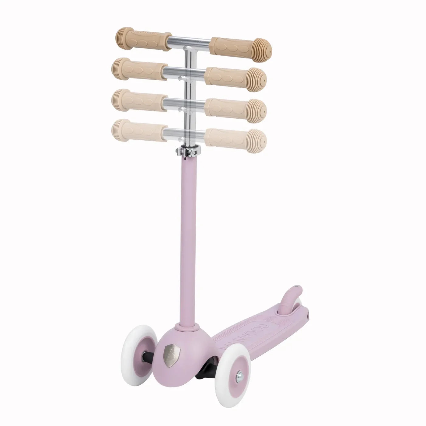 Trotinetă ECO - 3 roți, înălțime reglabilă - Lavender - BANWOOD