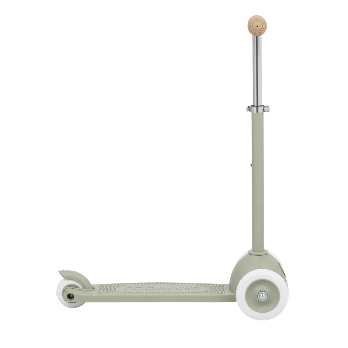Trotinetă ECO - 3 roți, înălțime reglabilă - Olive - BANWOOD