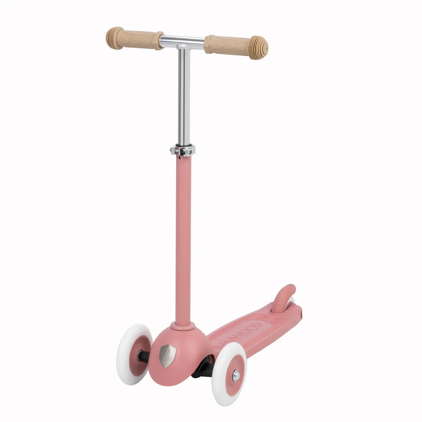 Trotinetă ECO - 3 roți, înălțime reglabilă - Raspberry - BANWOOD