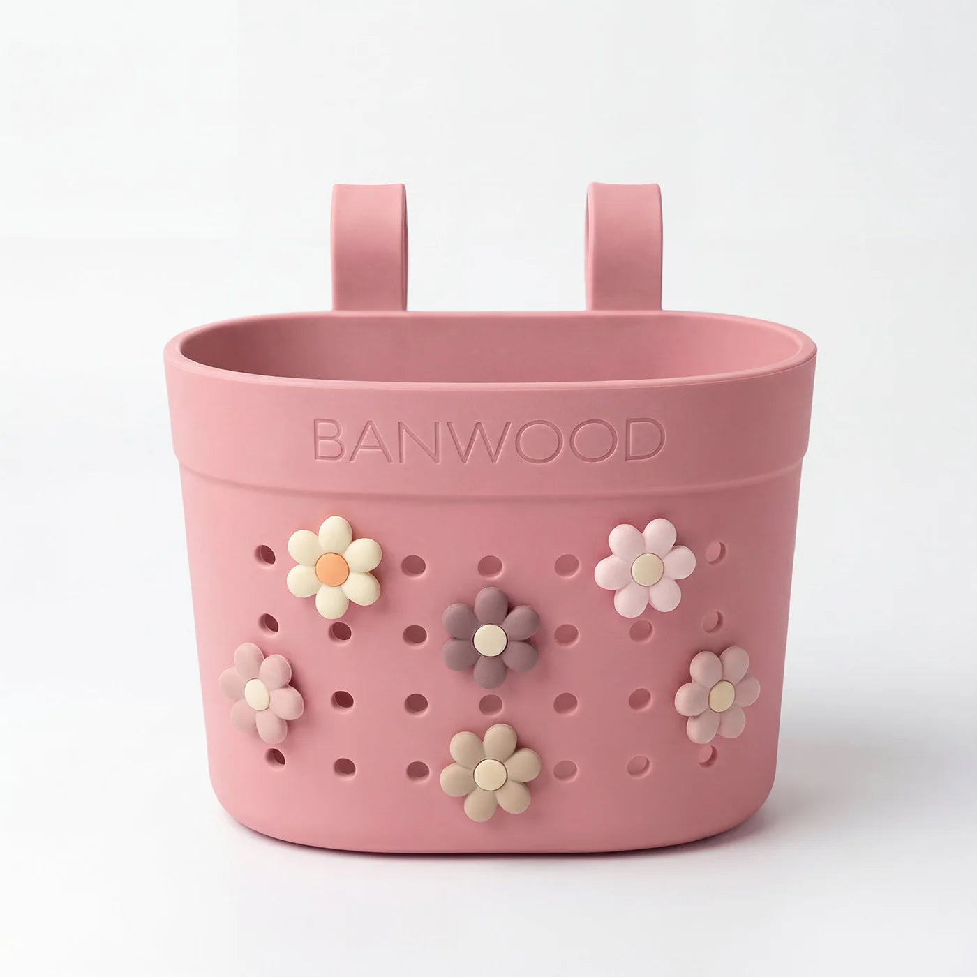 Coșuleț ECO pentru trotinetă, Pin & Ride - Raspberry - BANWOOD