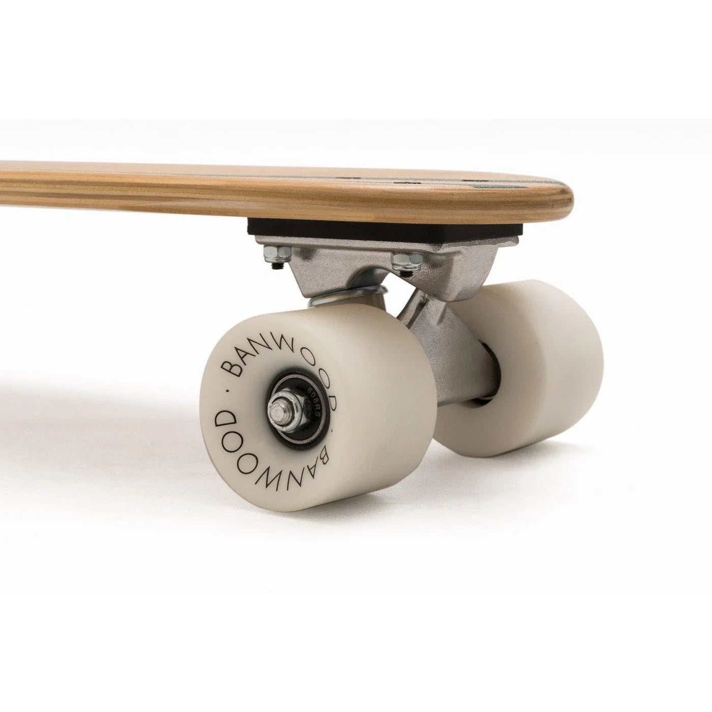 Skateboard din lemn, roți soft - Green - BANWOOD