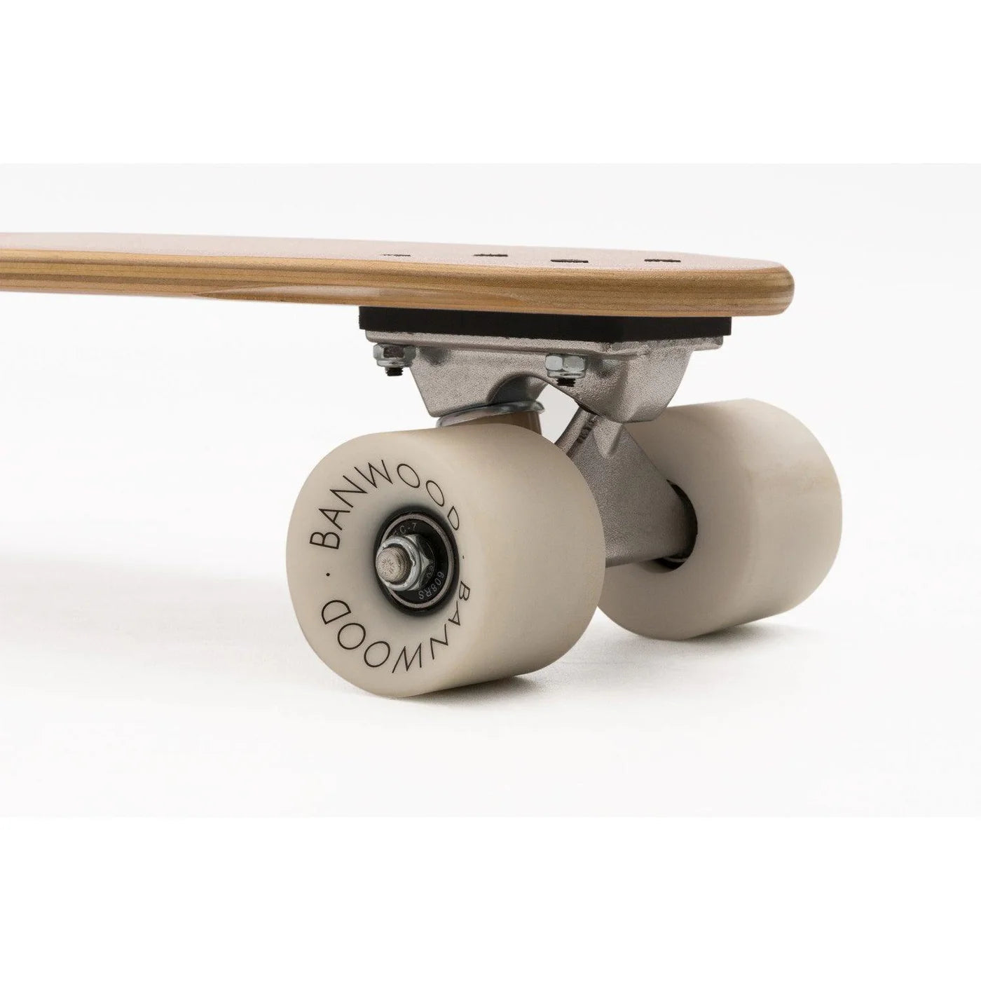 Skateboard din lemn, roți soft - Pink - BANWOOD