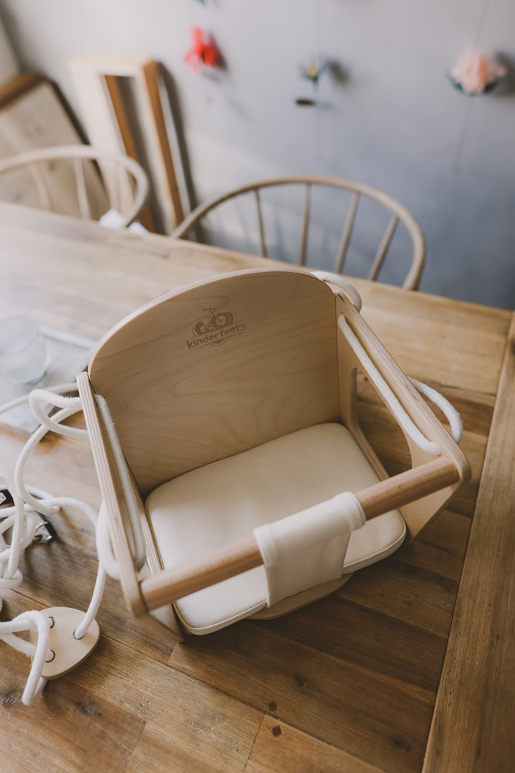 Leagan din lemn pentru bebelusi - Kinderfeets