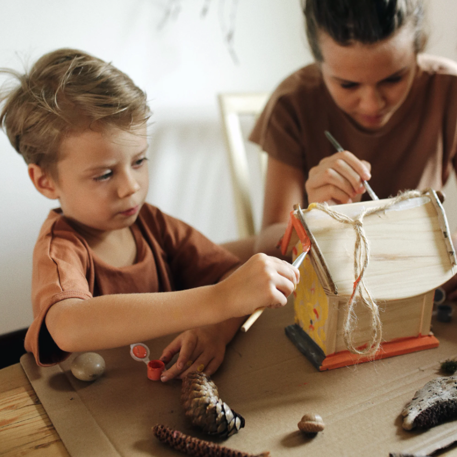 Set creativ pentru pictat - Birdhouse - Kinderfeets