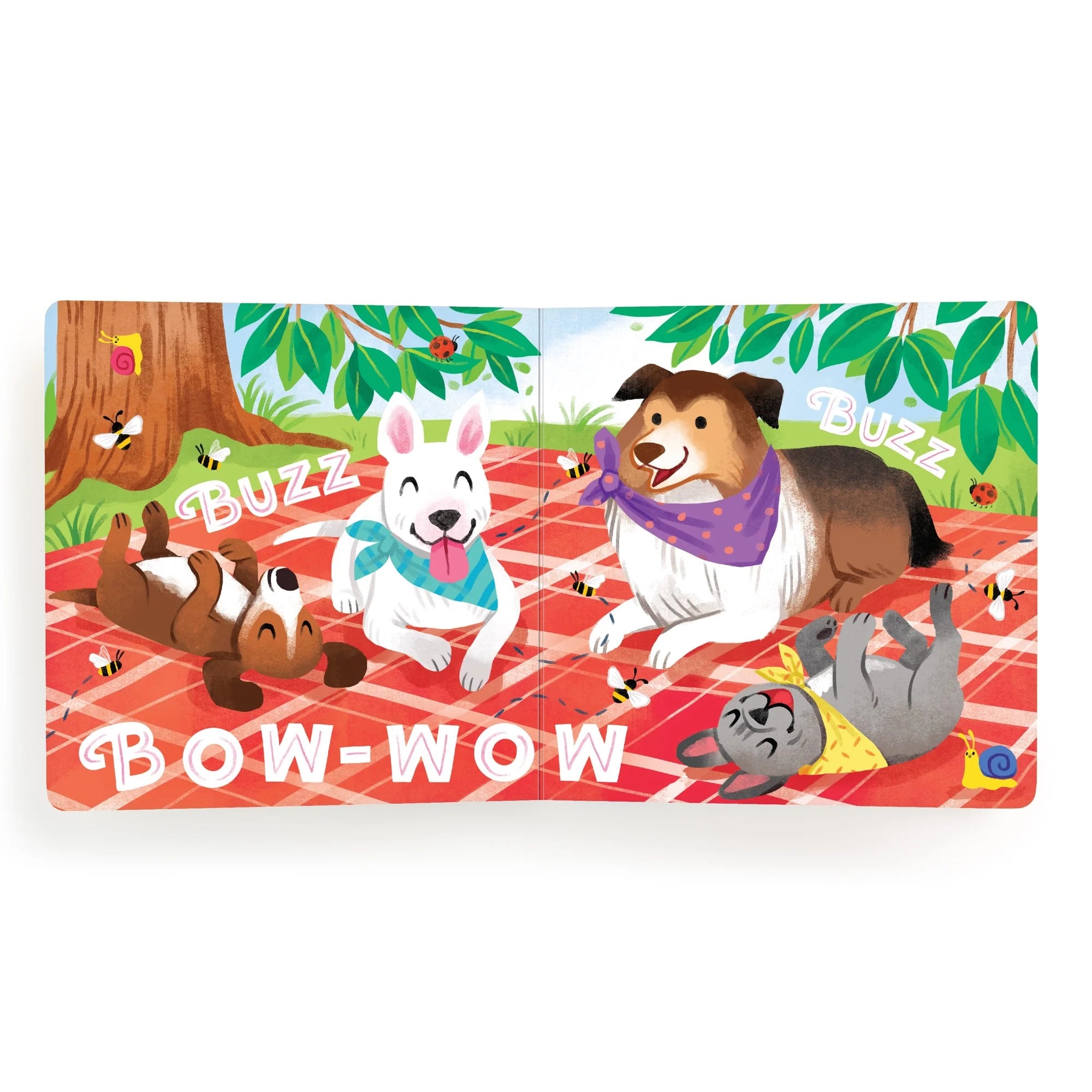 Carte cartonata pentru bebe - Bow-wow Bunny - Mudpuppy