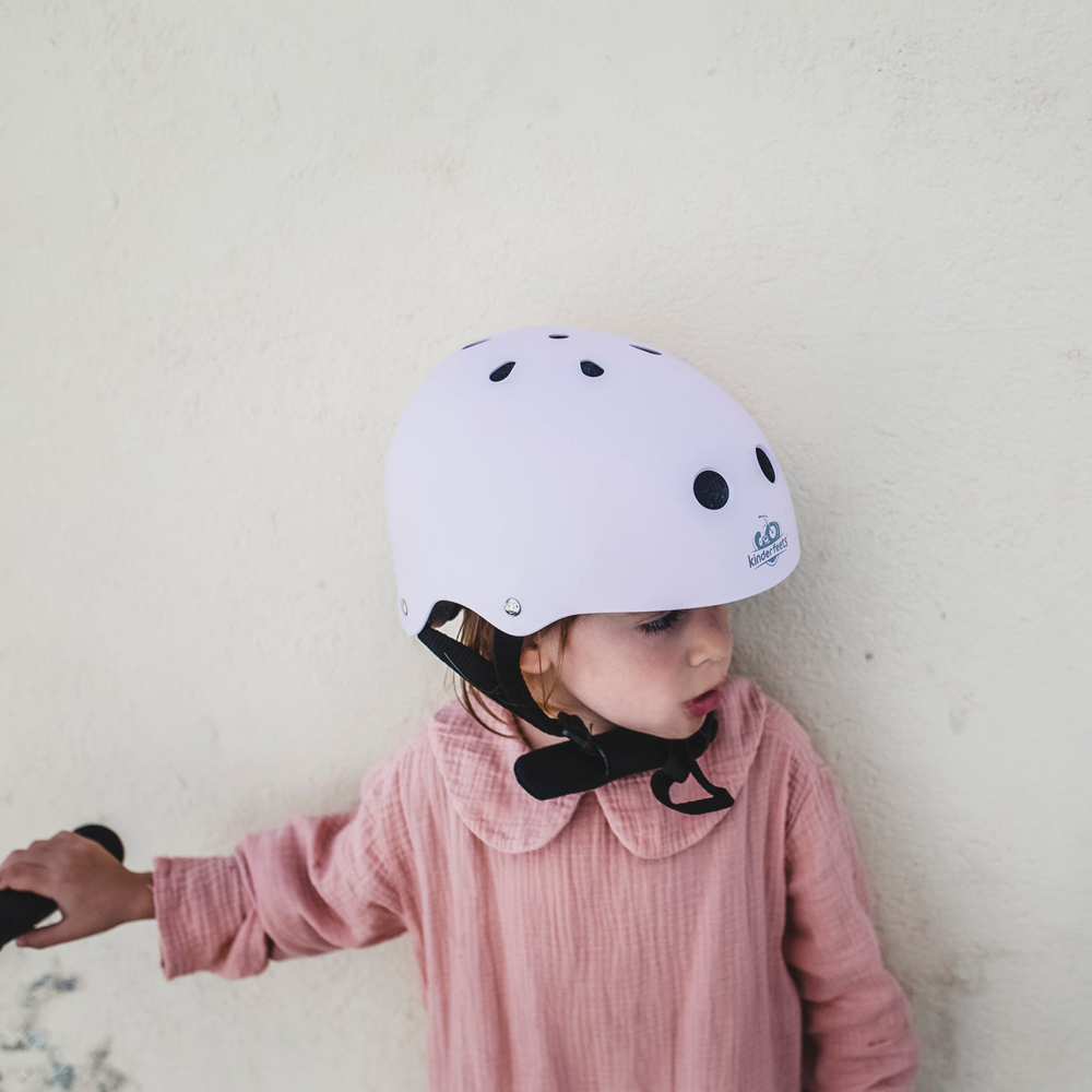 Casca de protectie pentru copii - Matte Rose - Kinderfeets