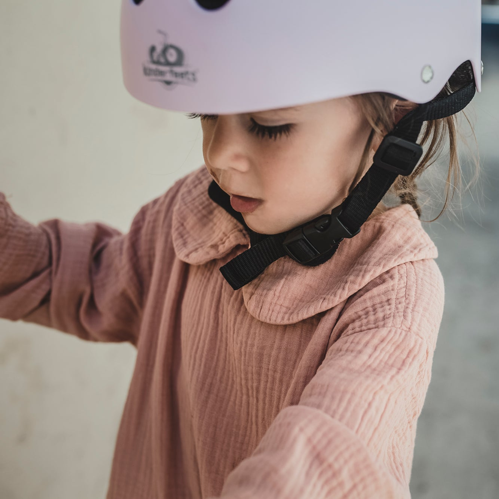 Casca de protectie pentru copii - Matte Rose - Kinderfeets