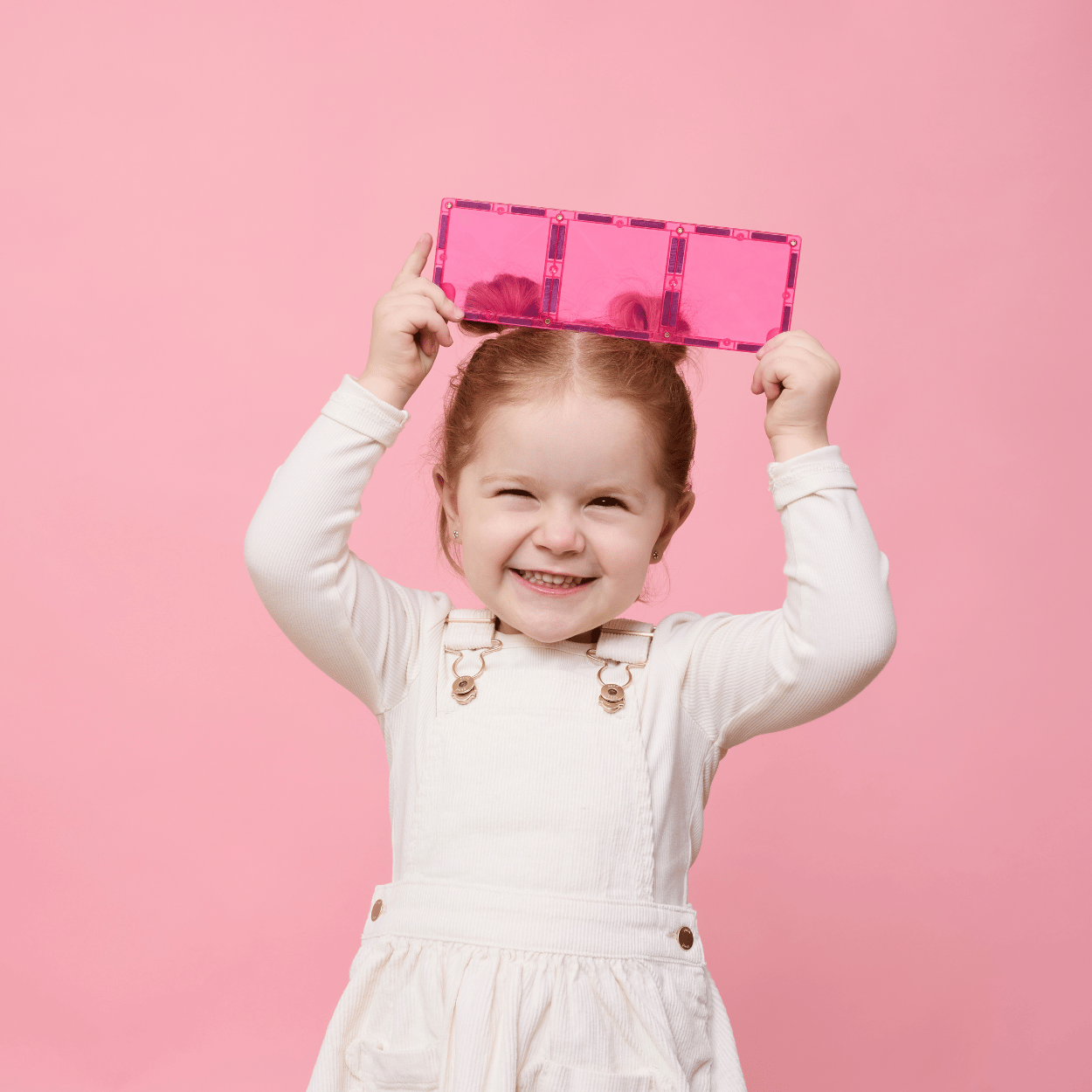 Set constructie magnetic, 20 piese - Charity Pack Pink – Connetix