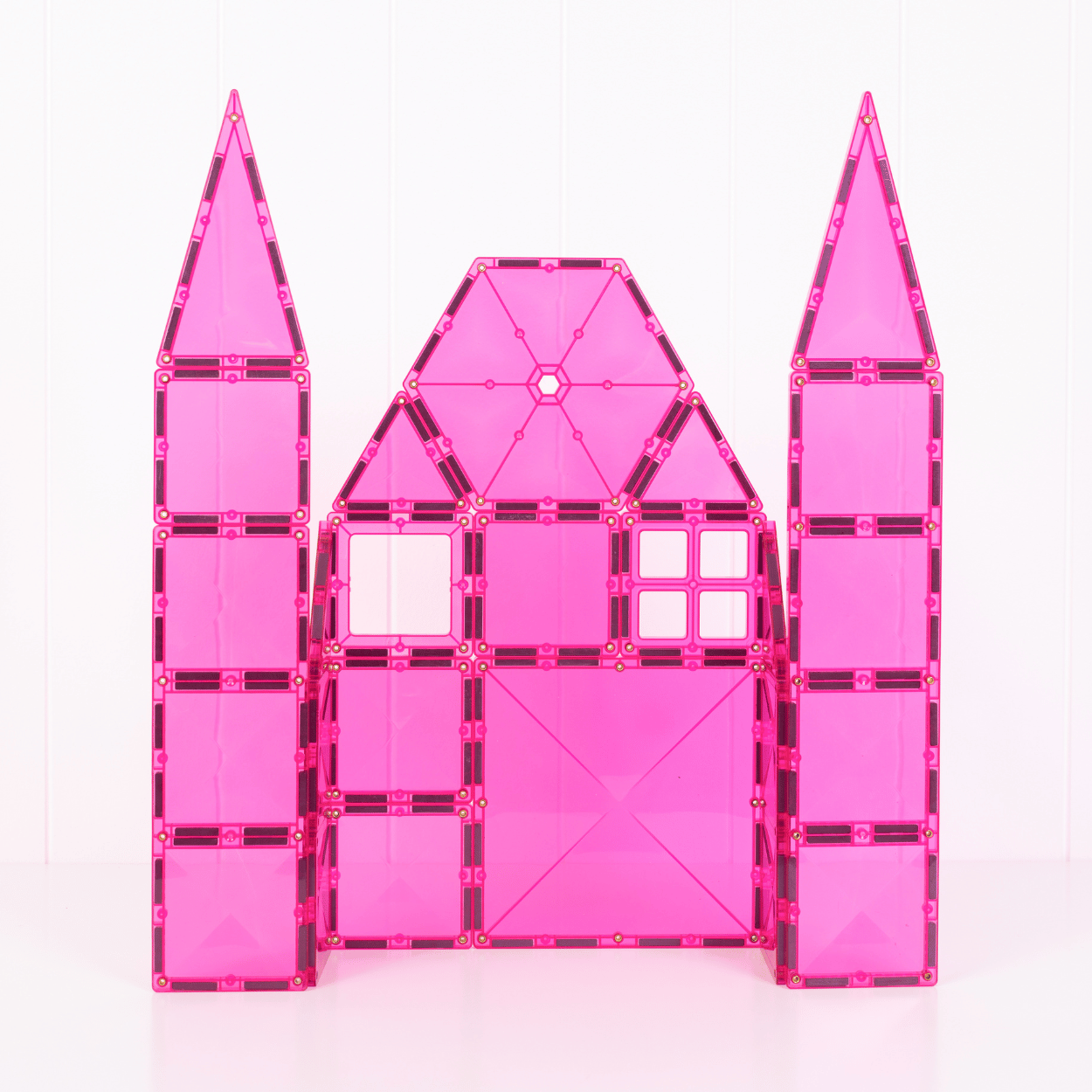 Set constructie magnetic, 20 piese - Charity Pack Pink – Connetix