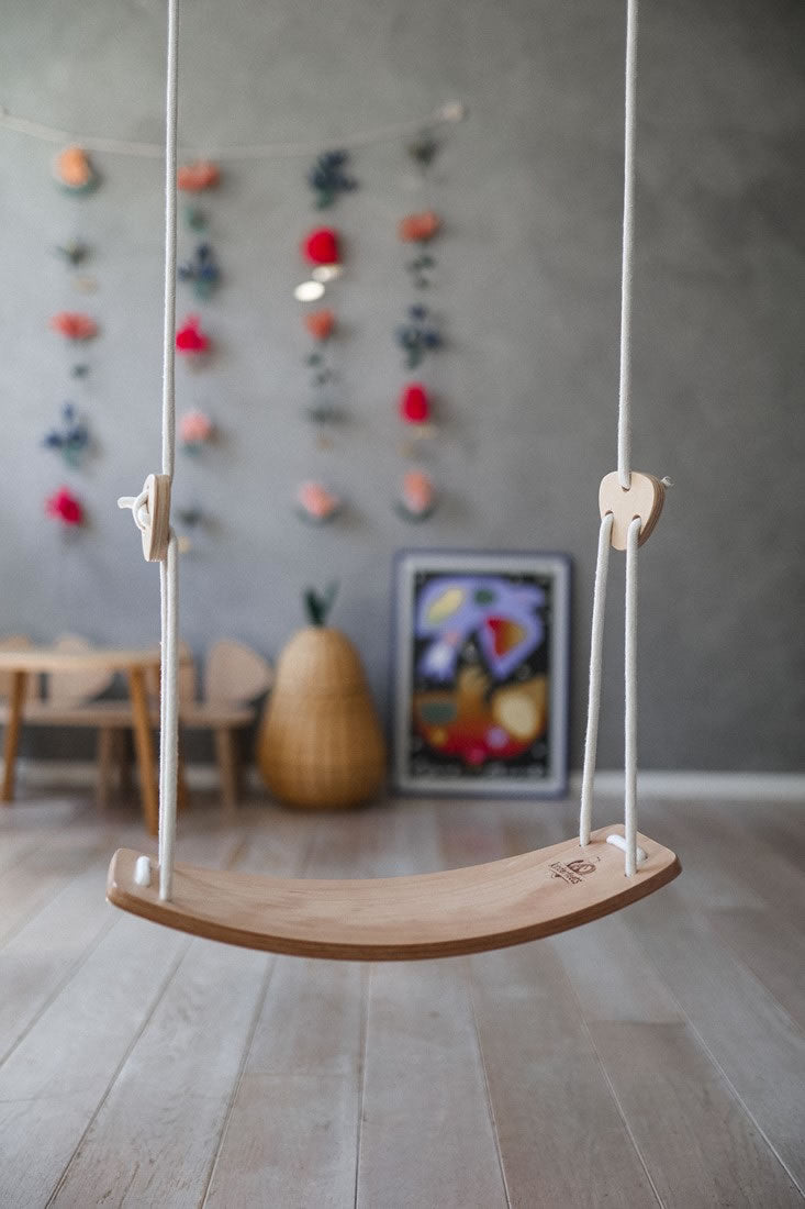 Leagan din lemn pentru copii - Kinderfeets