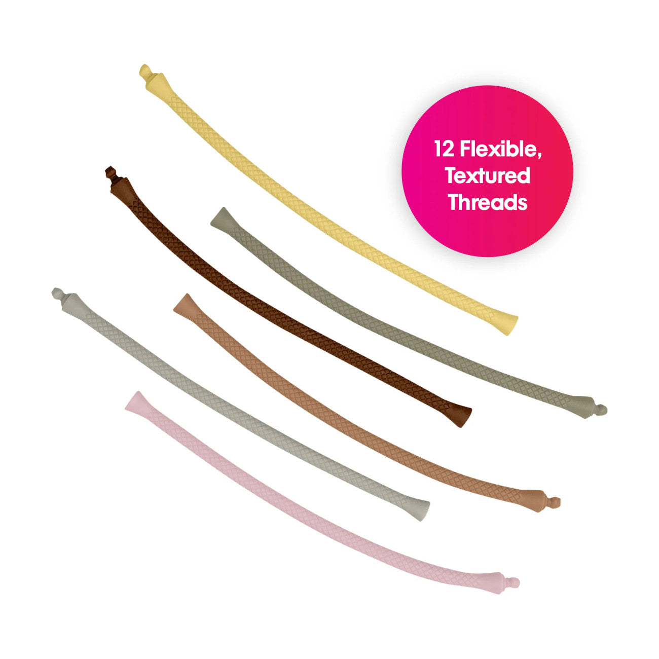 Baghete interconectabile, Boho Chic - Click & Weave - Edushape