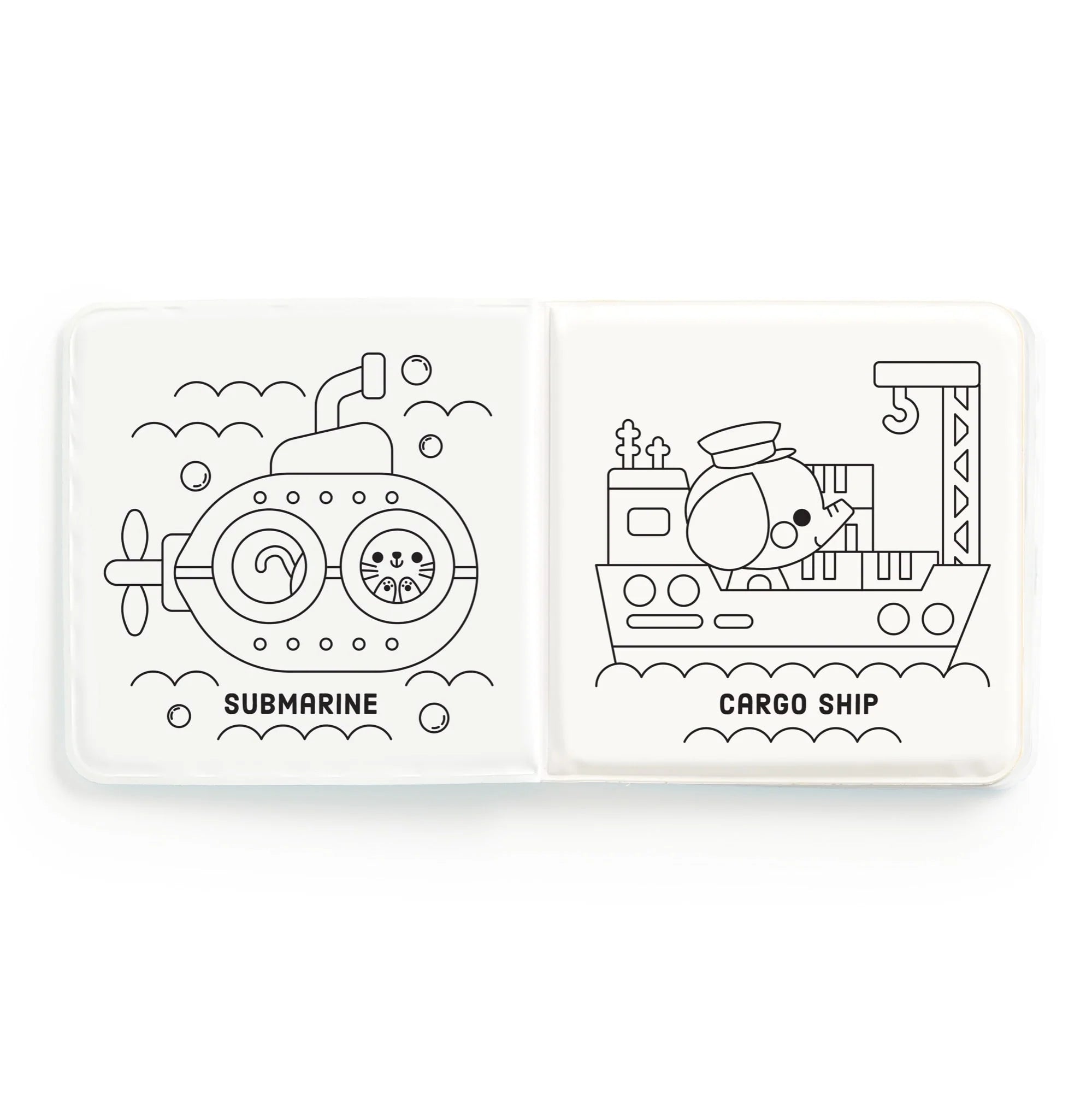 Carte pentru baie - Busy Boats - Mudpuppy