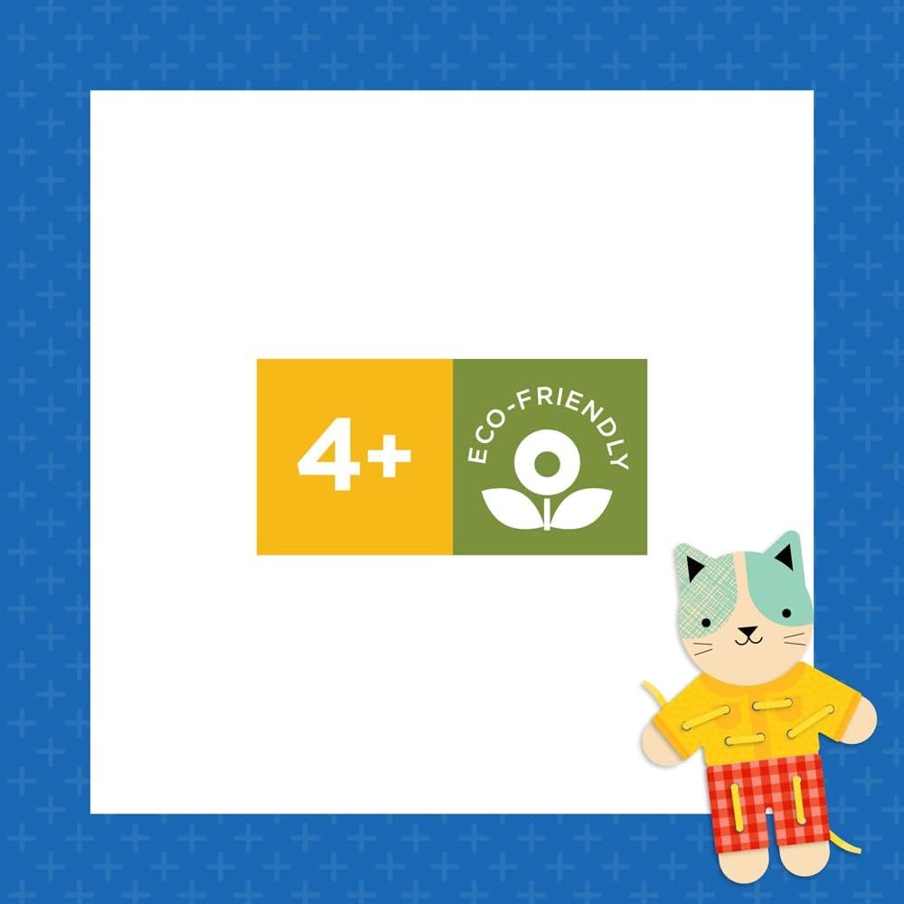 Joc de indemanare prin snuruire - Dress-Up Petit Friends - Petit Collage