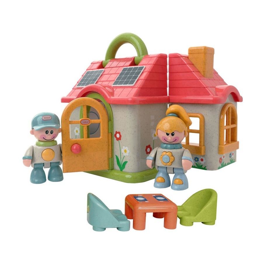 Set de joaca pliabil - Farm House, accesorii + personaje - Tolo Bio