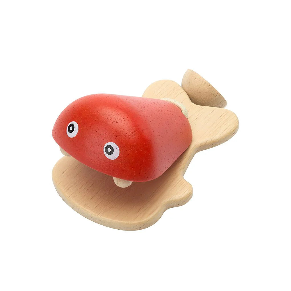 Castanieta din lemn - Pestisor rosu - Plan Toys