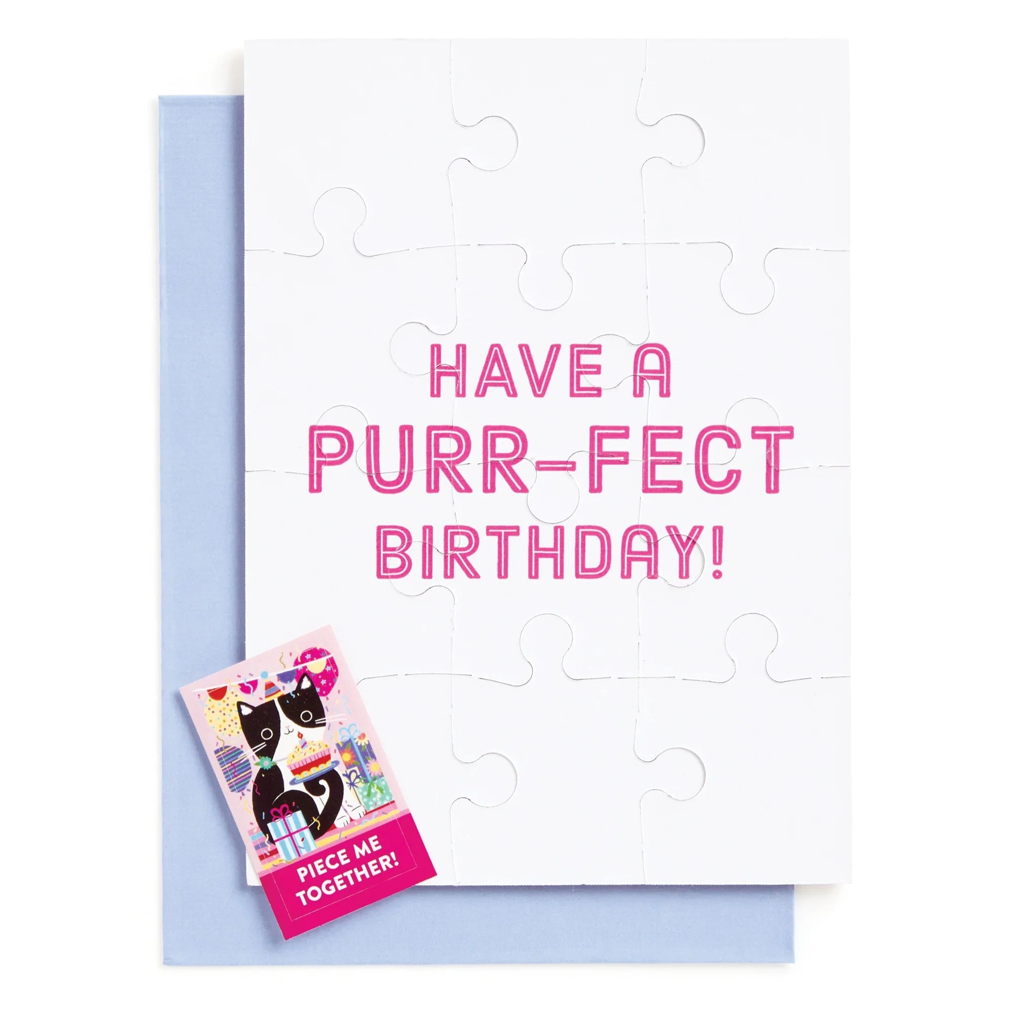 Puzzle felicitare - Purr-fect Cat Birthday - Mudpuppy