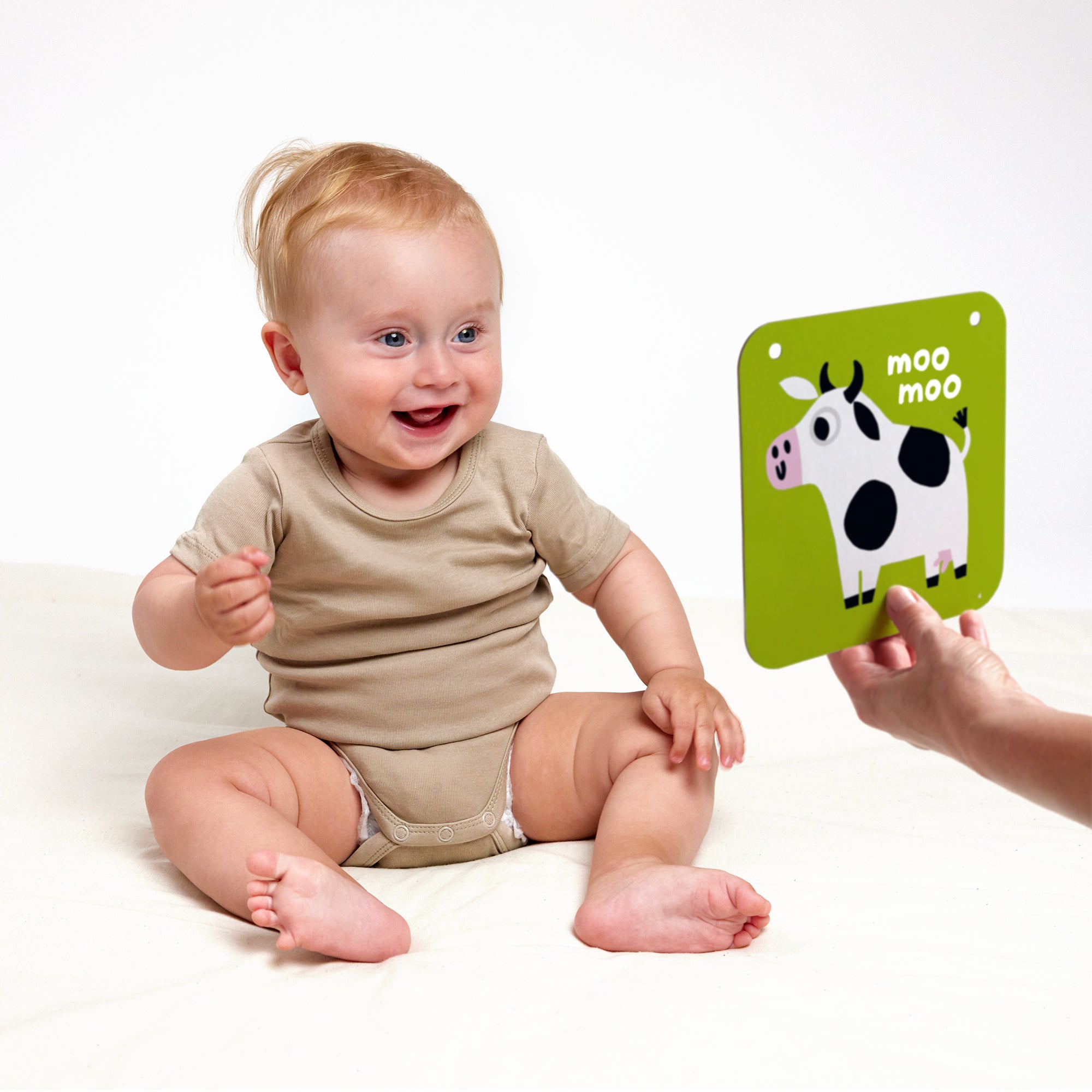 Cartonase pentru bebe, 6 >> 9 luni - High Contrast - Banana Panda